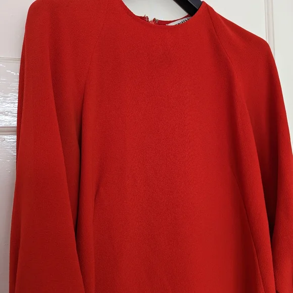 Whistles Red Long Sleeve Pencil Dress UK Size 10 - Picture 2 of 9